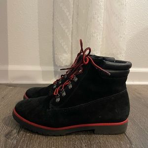 Ralph Lauren Lace Up Suede Boots